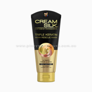 Cream Silk Triple Keratin Rescue Ultimate Repair & Shine Ultra Conditioner For Intensely Damaged & Dull Hair 170ml