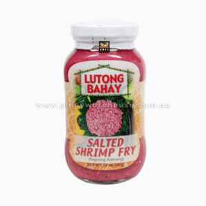 Lutong Bahay Salted Shrimp Fry Bagoong Alamang (Pink) 340g * 24
