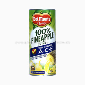 Del Monte 100% Pineapple Juice with Vitamins ACE No Sugar Added 240ml