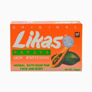 Likas Papaya Skin Whitening Herbal Bath Soap for Face and Body Original 135g