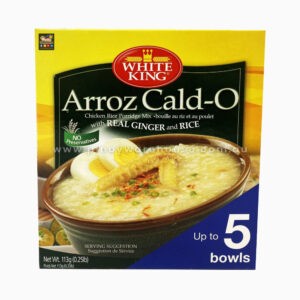 White King Arroz Cald-O Chicken Rice Porridge Mix with Real Ginger and Rice 113g * 30