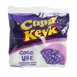 Cupp Keyk Coco Ube Cupcake with Coco Flakes 330g (10 packs) * 10