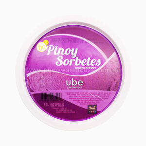Pinoy Sorbetes Frozen Dessert Ube Purple Yam 1.5L * 12