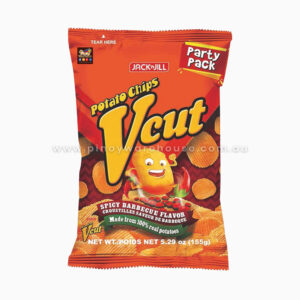 Jack'nJill Potato Chips V Cut VCut Spicy Barbecue Party Pack 155g * 18