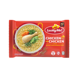 Lucky Me Instant Noodle Soup Chicken na Chicken  (6 pack) 330g * 12