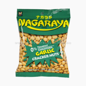 Nagaraya Cracker Nuts Coated Peanuts Garlic (Green) 160g * 48