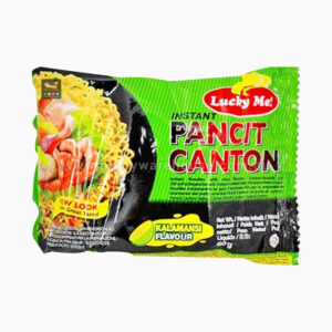 Lucky Me Instant Pancit Canton Chow Mein Noodles Kalamansi (6 pack) 360g * 12