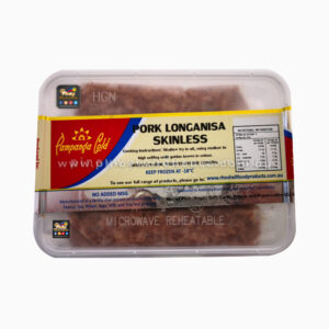 Pampanga Gold Pork Longanisa SKINLESS 450g * 36