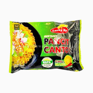 Lucky Me Instant Pancit Canton Chow Mein Noodles Chilimansi (6 pack) 360g * 12