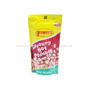 Growers Savoury Hot Peanuts 280g * 12